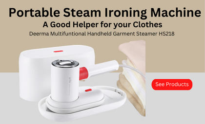 Deerma porable iron steam ironing machine-online shopping site in Dubai-Papeeno